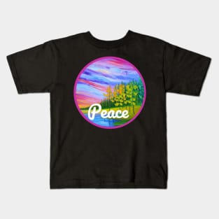 Peace in Nature Kids T-Shirt